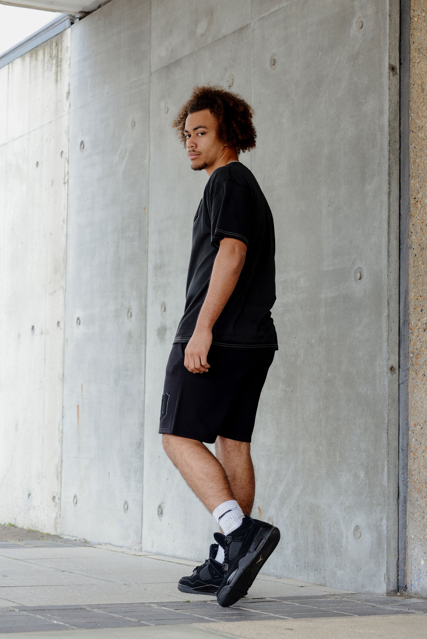 Chenille Patch T-Shirts - Dark Grey